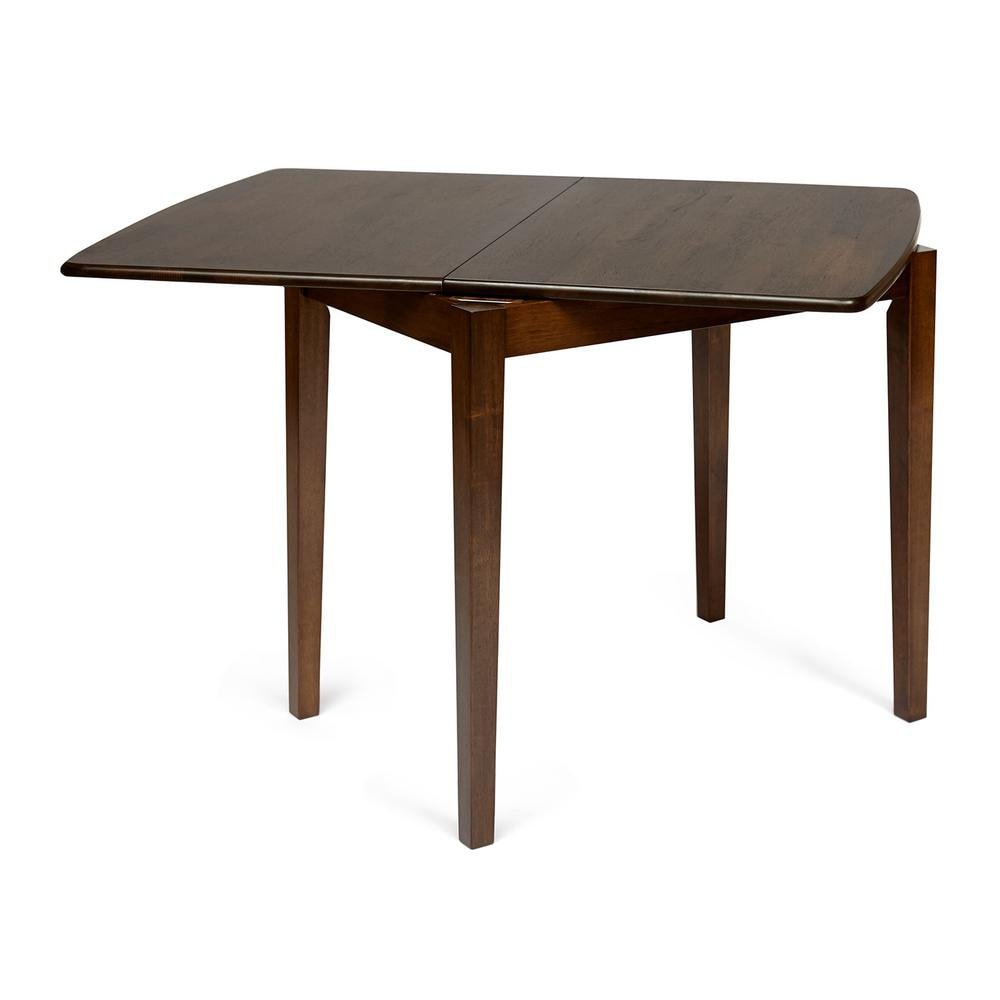 Стол Теодоро/Teodoro (мод.F-SHR3624RD W4) дерево гевея, 60х90 90х120 х76см, орех