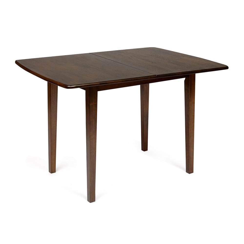 Стол Теодоро/Teodoro (мод.F-SHR3624RD W4) дерево гевея, 60х90 90х120 х76см, орех