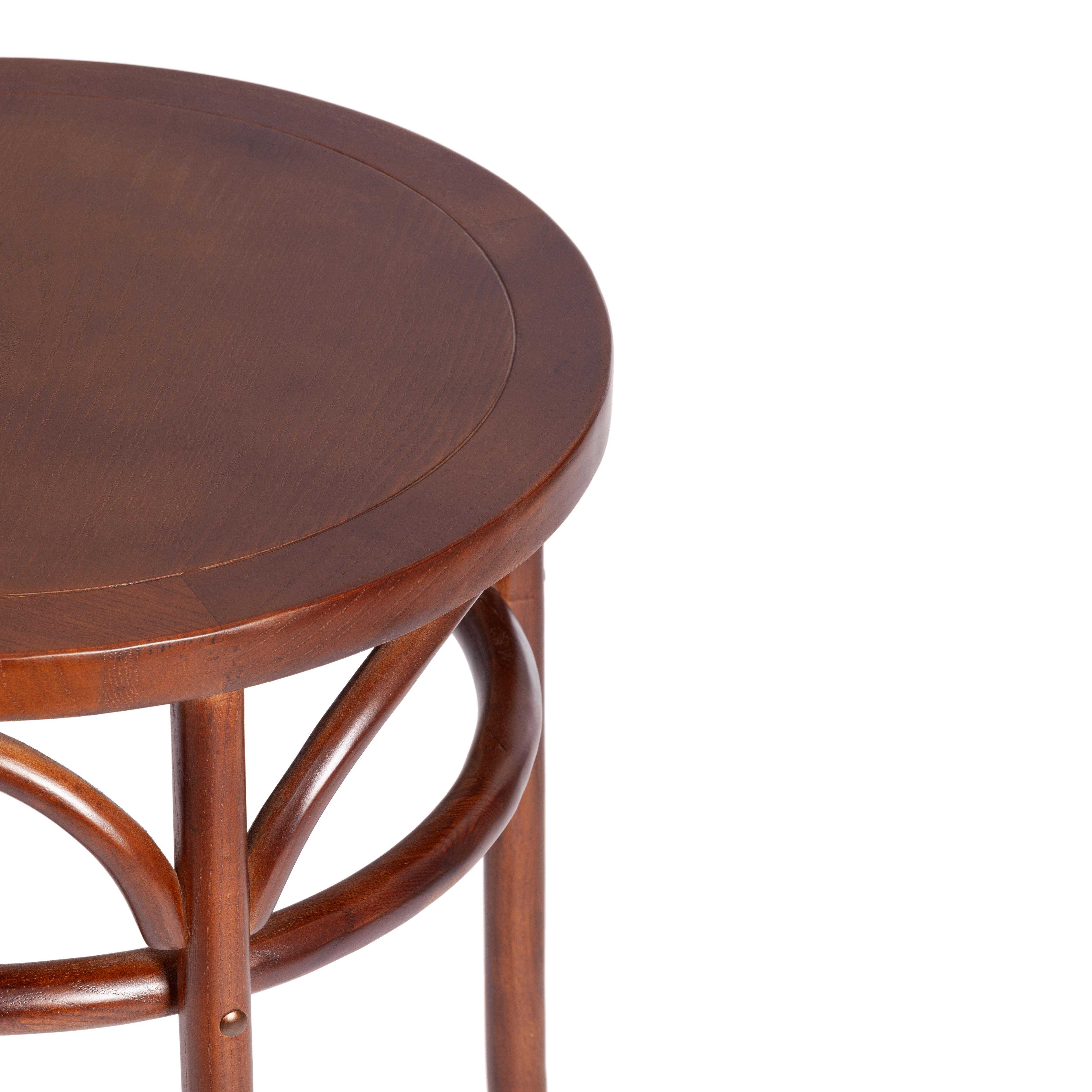 Стол Тонет/Thonet (мод.T9151) дерево вяз, 60х75см, темный орех №5