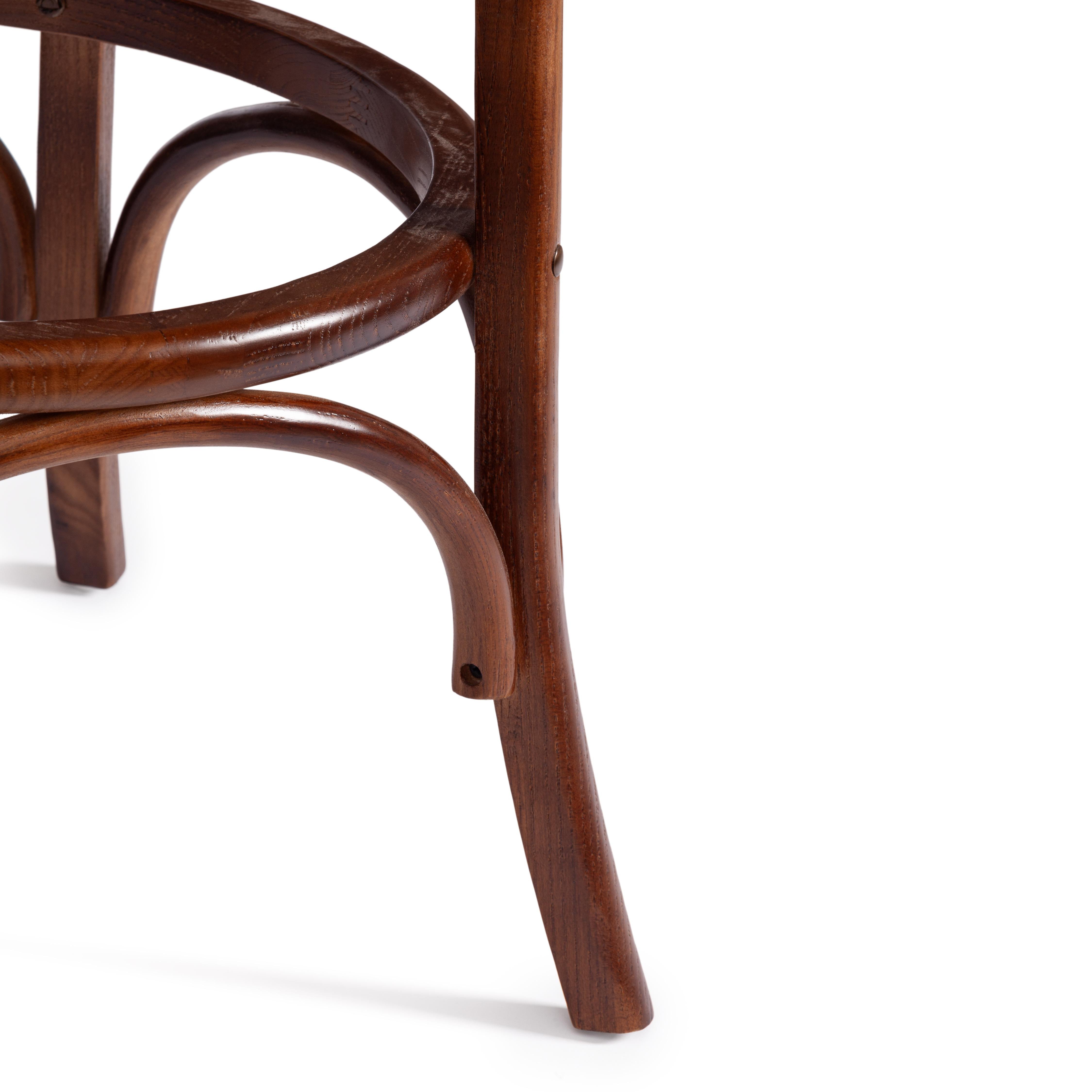 Стол Тонет/Thonet (мод.T9152) дерево вяз, 80х75см, темный орех №5