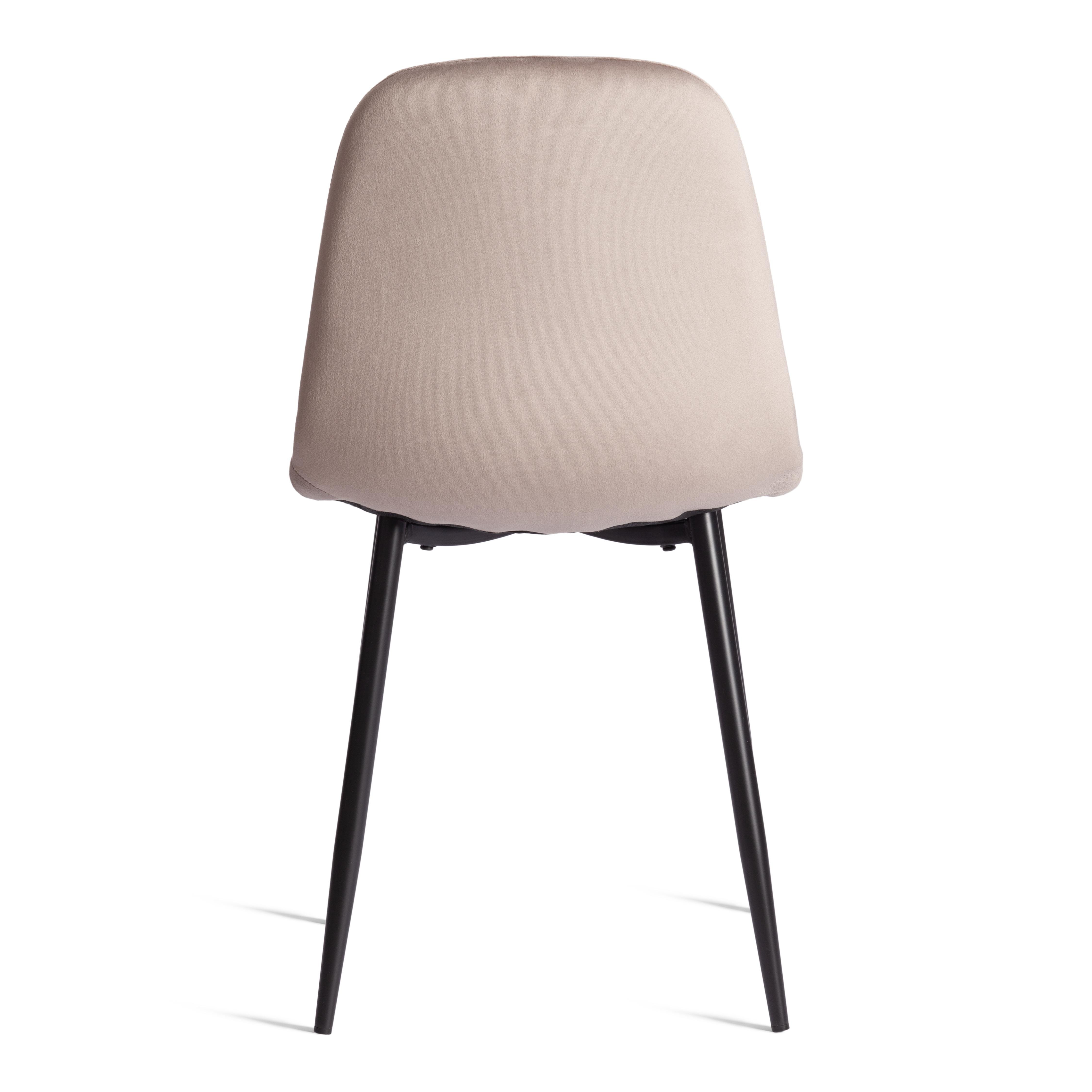 Стул Бриз/Breeze (мод.4724) велюр/металл, 44х53х87см, кофейный (HLR9)/черный