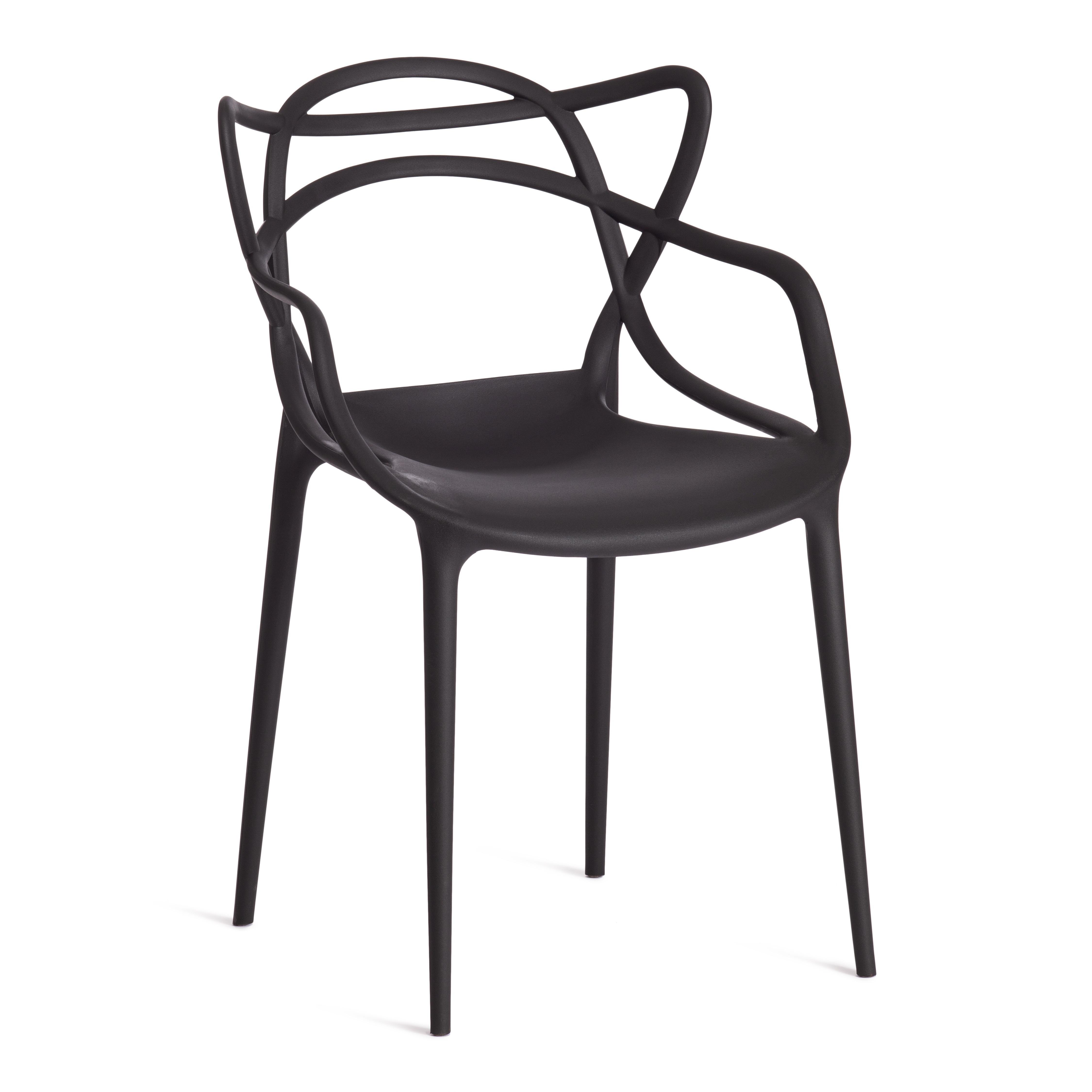 Стул Кет Чаир/Cat Chair (мод.028) пластик, 53х59х82,5см, черный