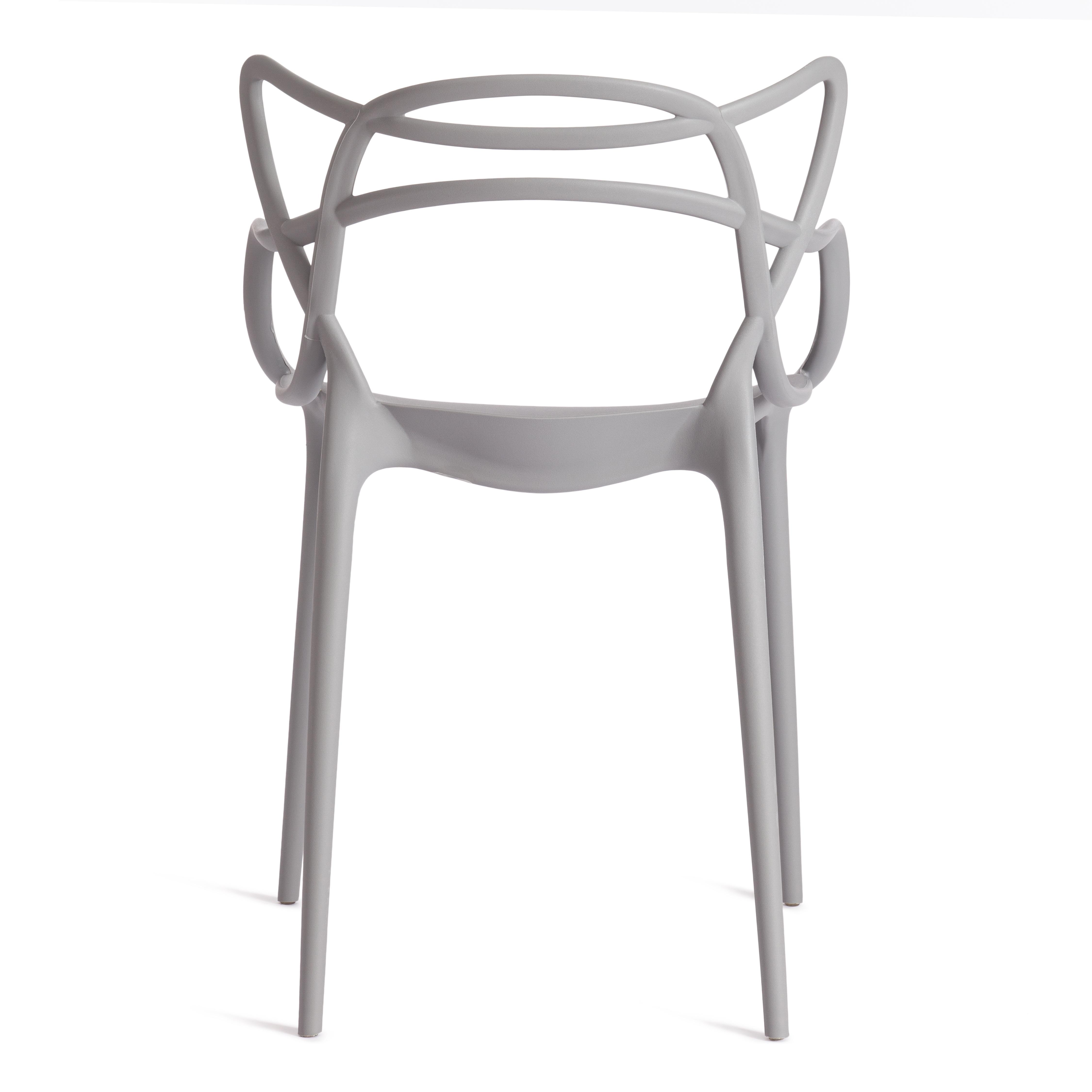 Стул Кет Чаир/Cat Chair (мод.028) пластик, 53х59х82,5см, темно-серый