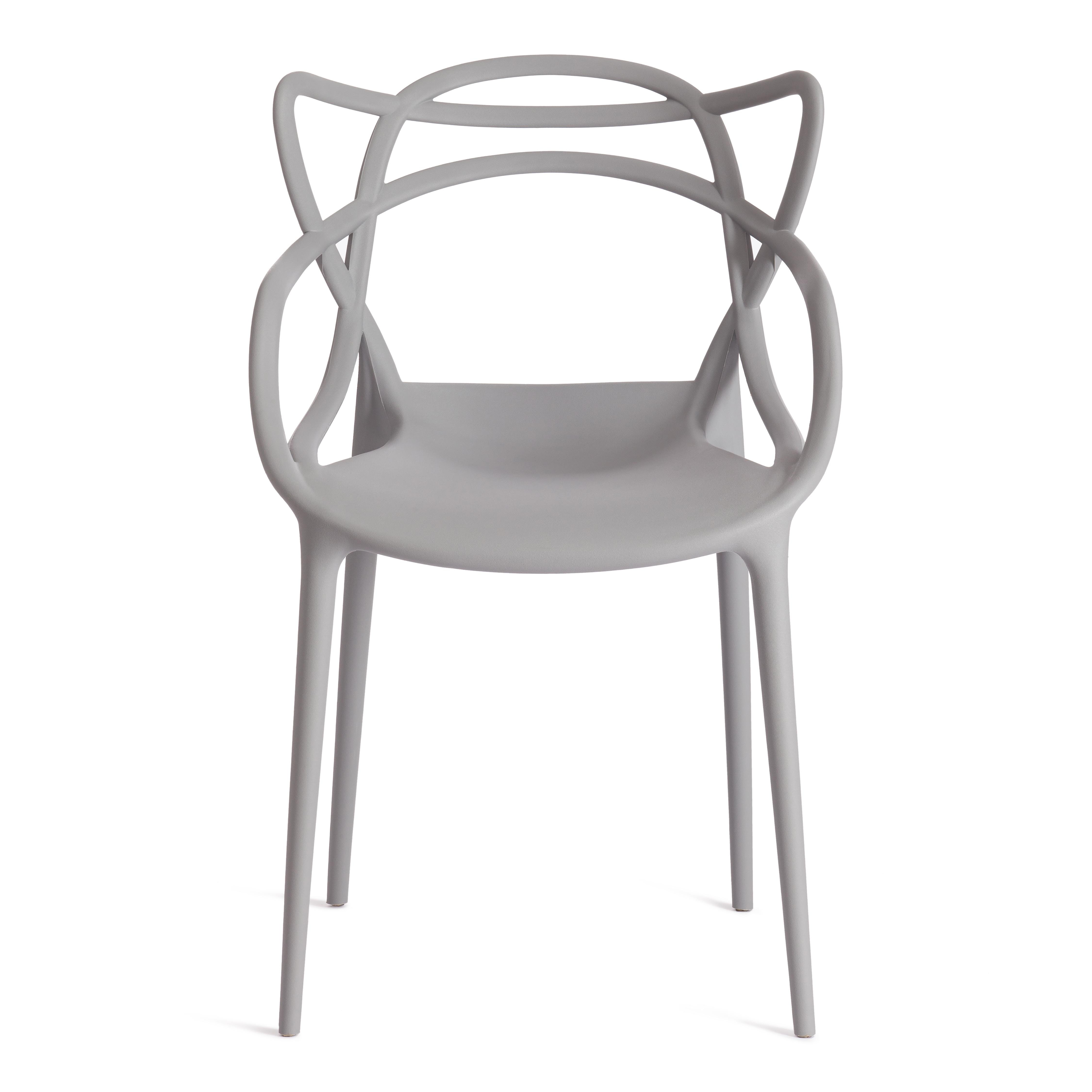 Стул Кет Чаир/Cat Chair (мод.028) пластик, 53х59х82,5см, темно-серый