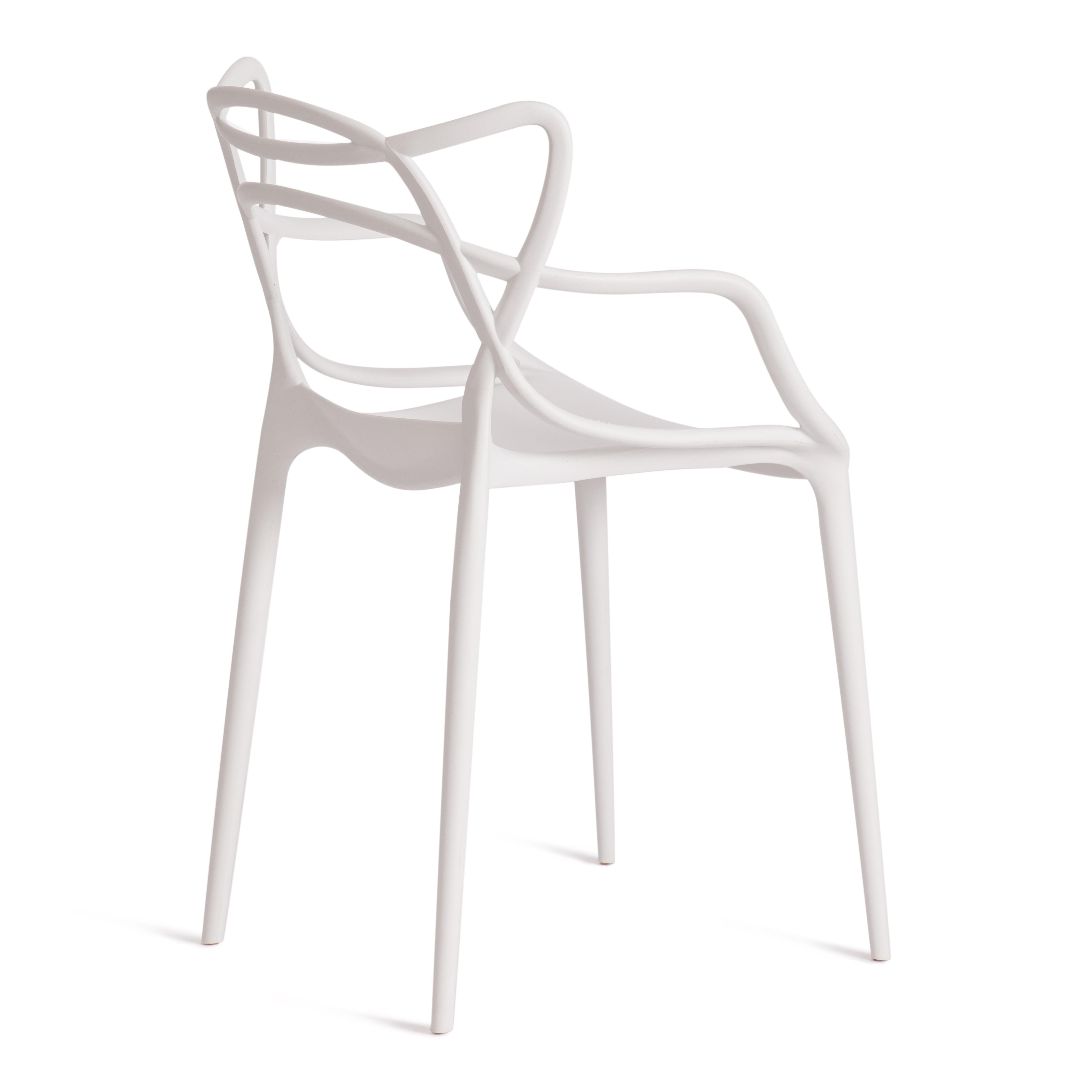 Стул Кет Чаир/Cat Chair (мод.028) пластик, 54,5х56х84см, белый