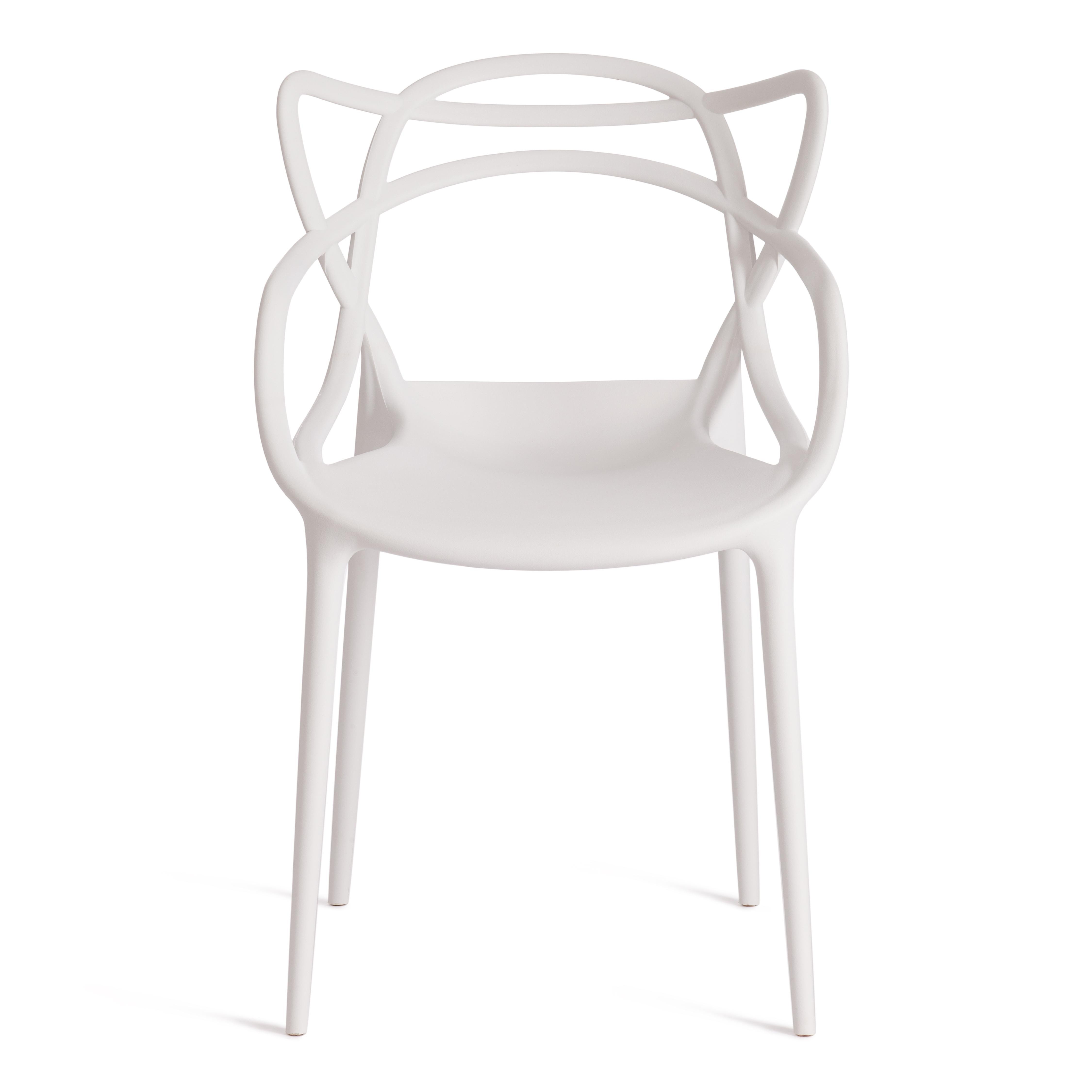 Стул Кет Чаир/Cat Chair (мод.028) пластик, 54,5х56х84см, белый