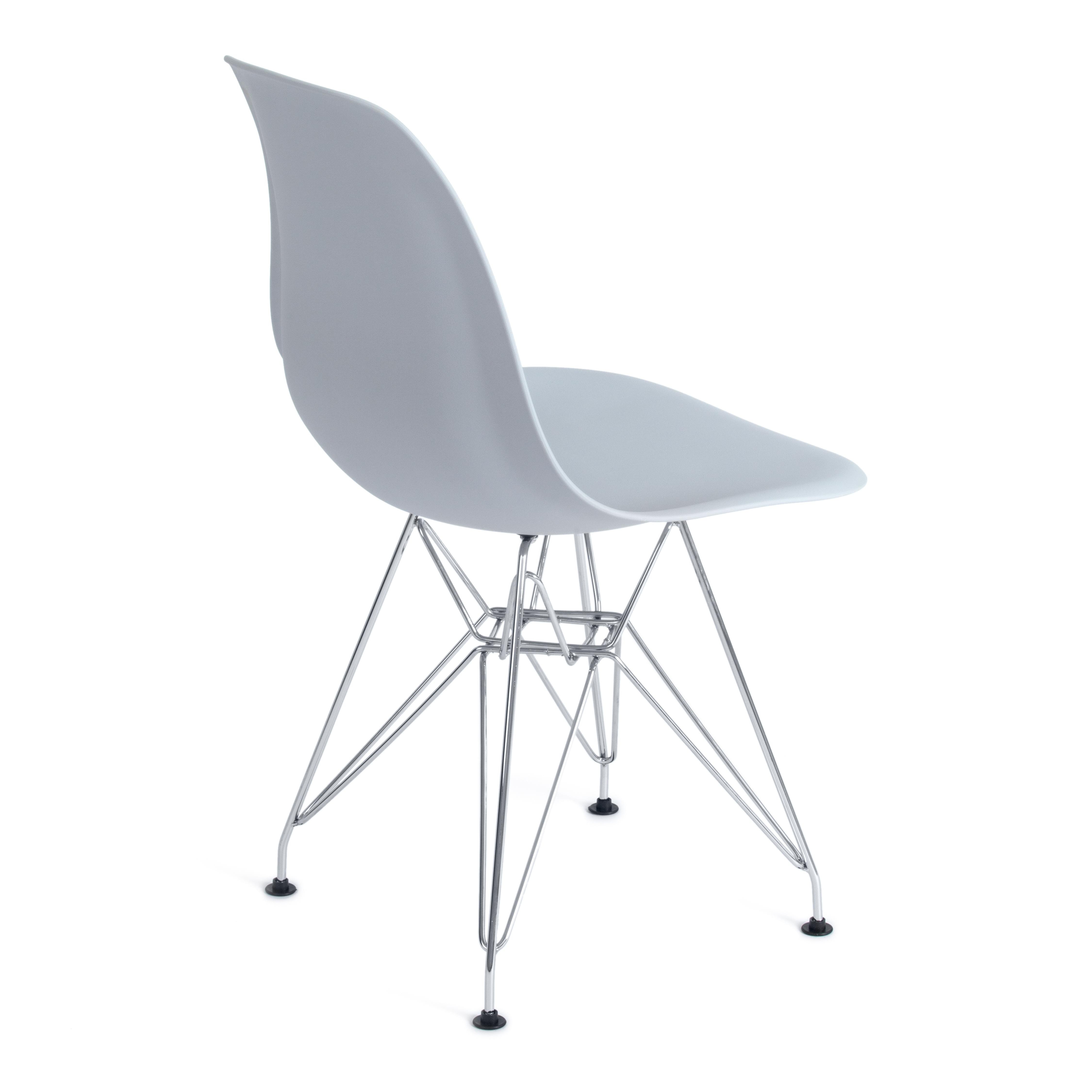 Стул Синди Айрон Чаир Имс/Cindy Iron Chair Eames (мод.002)/1 шт. в упаковке металл, пластик, 51х46х82,5, серый