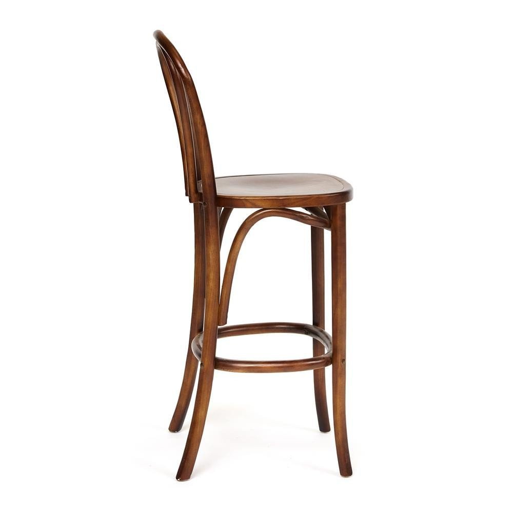 Стул барный Тонет Классик Бар Чаир/Thonet Classic Bar Chair (мод.СE6069) дерево вяз, 43х50,5х111, темный орех №5