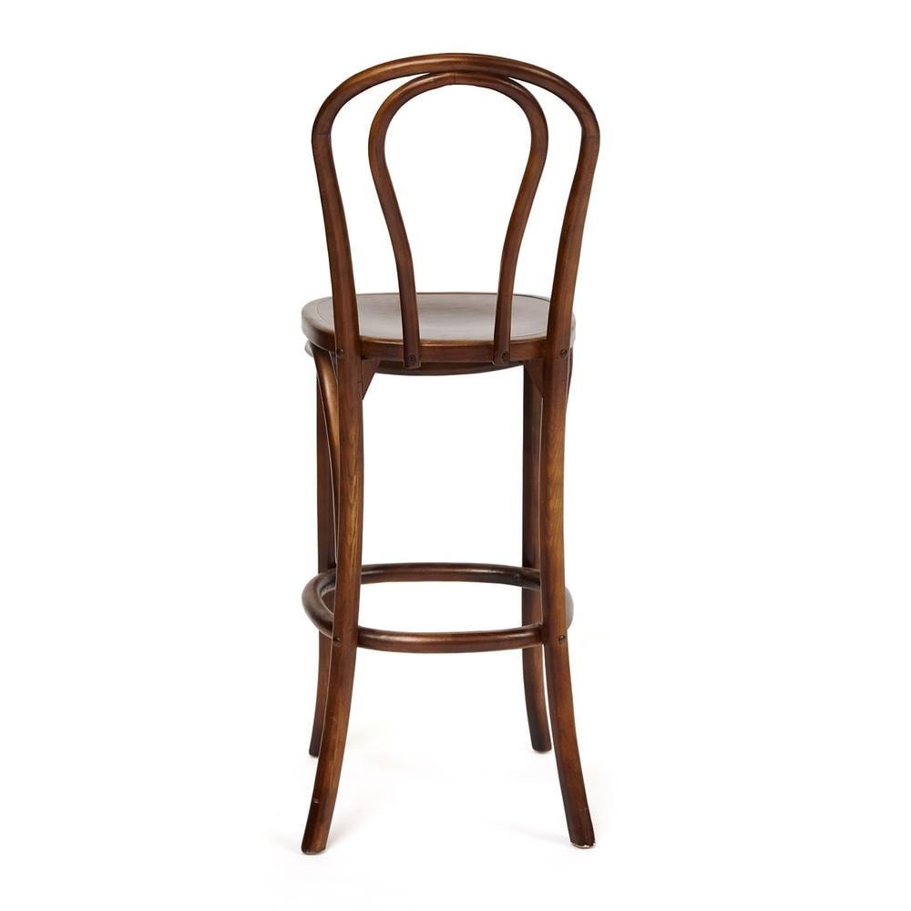 Стул барный Тонет Классик Бар Чаир/Thonet Classic Bar Chair (мод.СE6069) дерево вяз, 43х50,5х111, темный орех №5