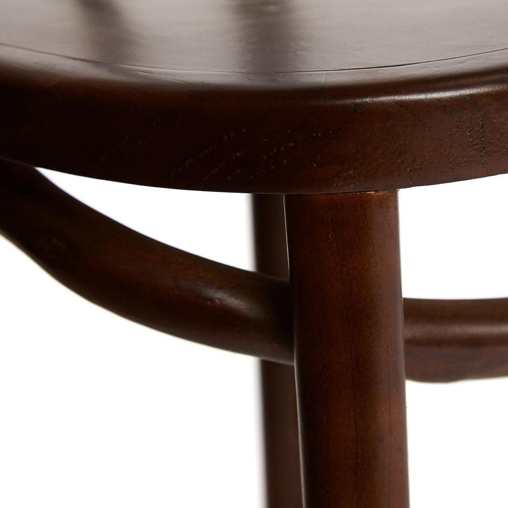 Стул барный Тонет Классик Бар Чаир/Thonet Classic Bar Chair (мод.СE6069) дерево вяз, 43х50,5х111, темный орех №5