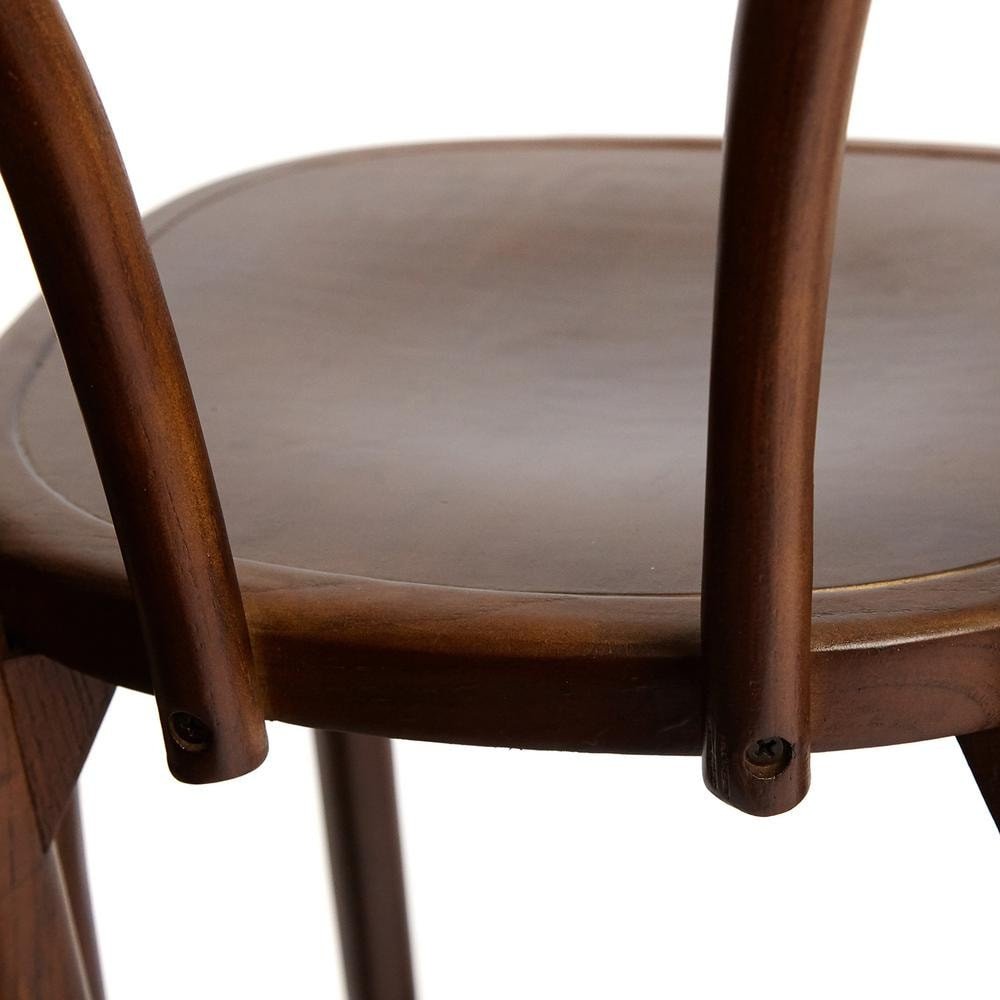 Стул барный Тонет Классик Бар Чаир/Thonet Classic Bar Chair (мод.СE6069) дерево вяз, 43х50,5х111, темный орех №5