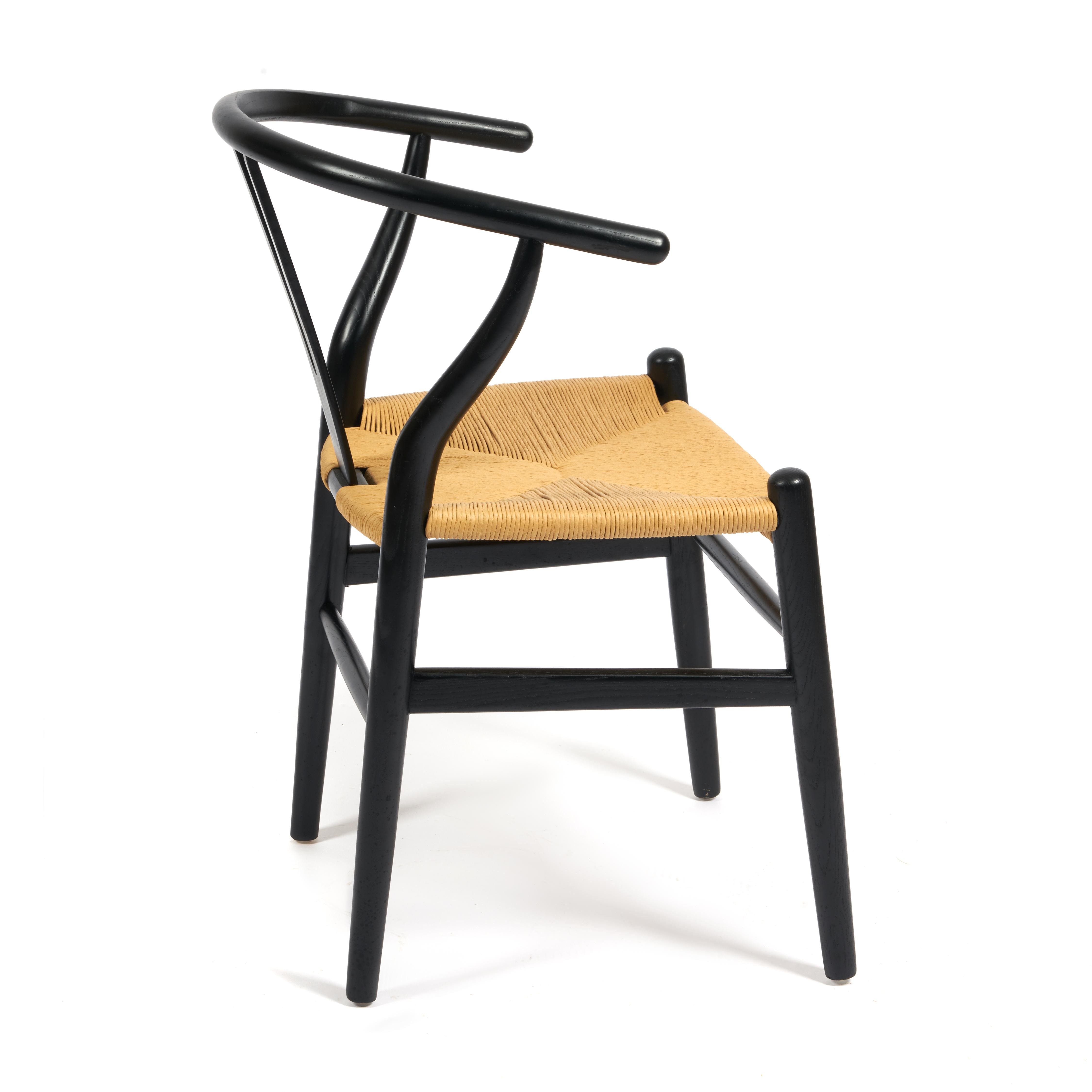 Стул Вишбон/Wishbone (мод.CB2212) дерево вяз, 57х50,5х79,5, черный