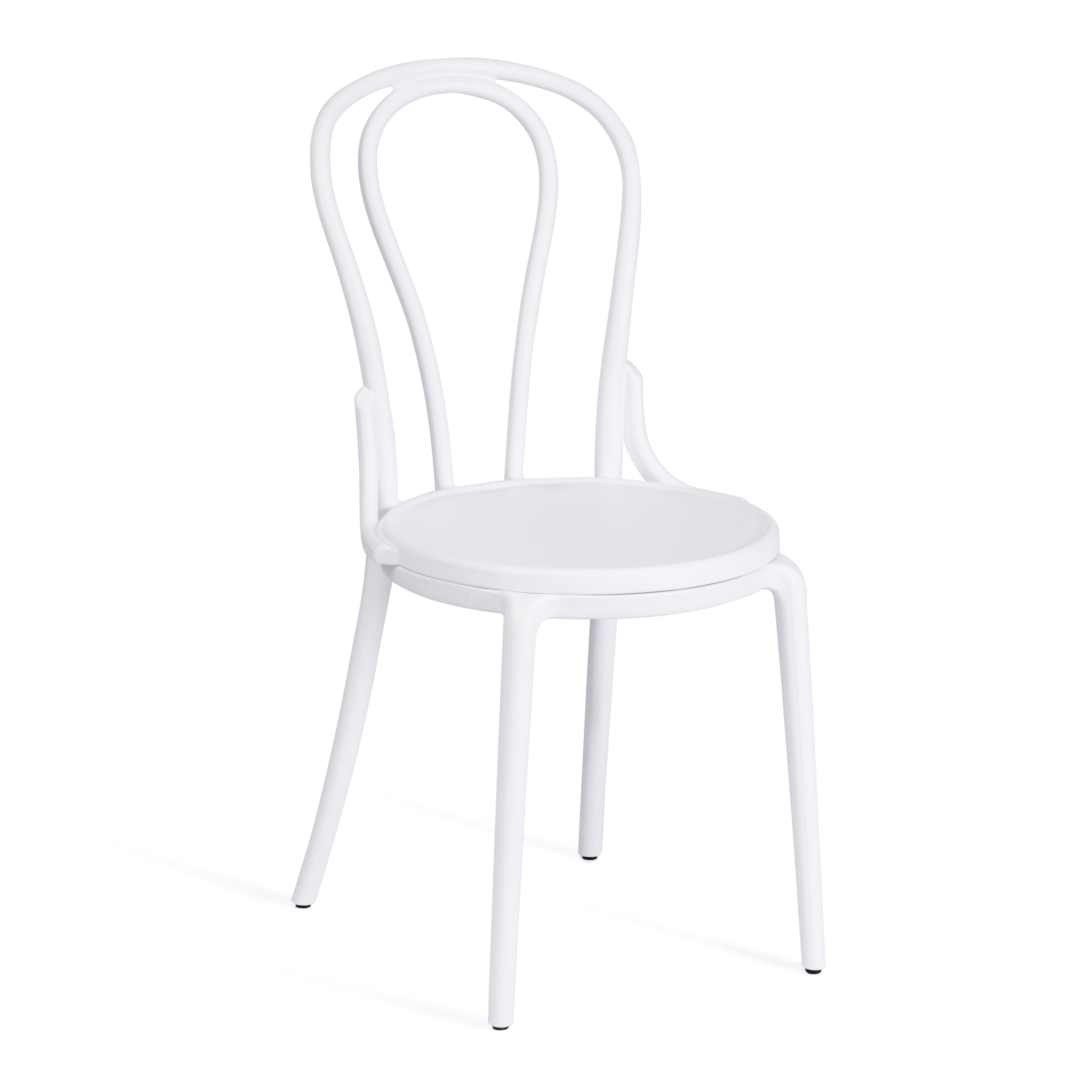 Стул Тонет/Thonet (мод.PL62) пластик, 42х52х89см, белый 01