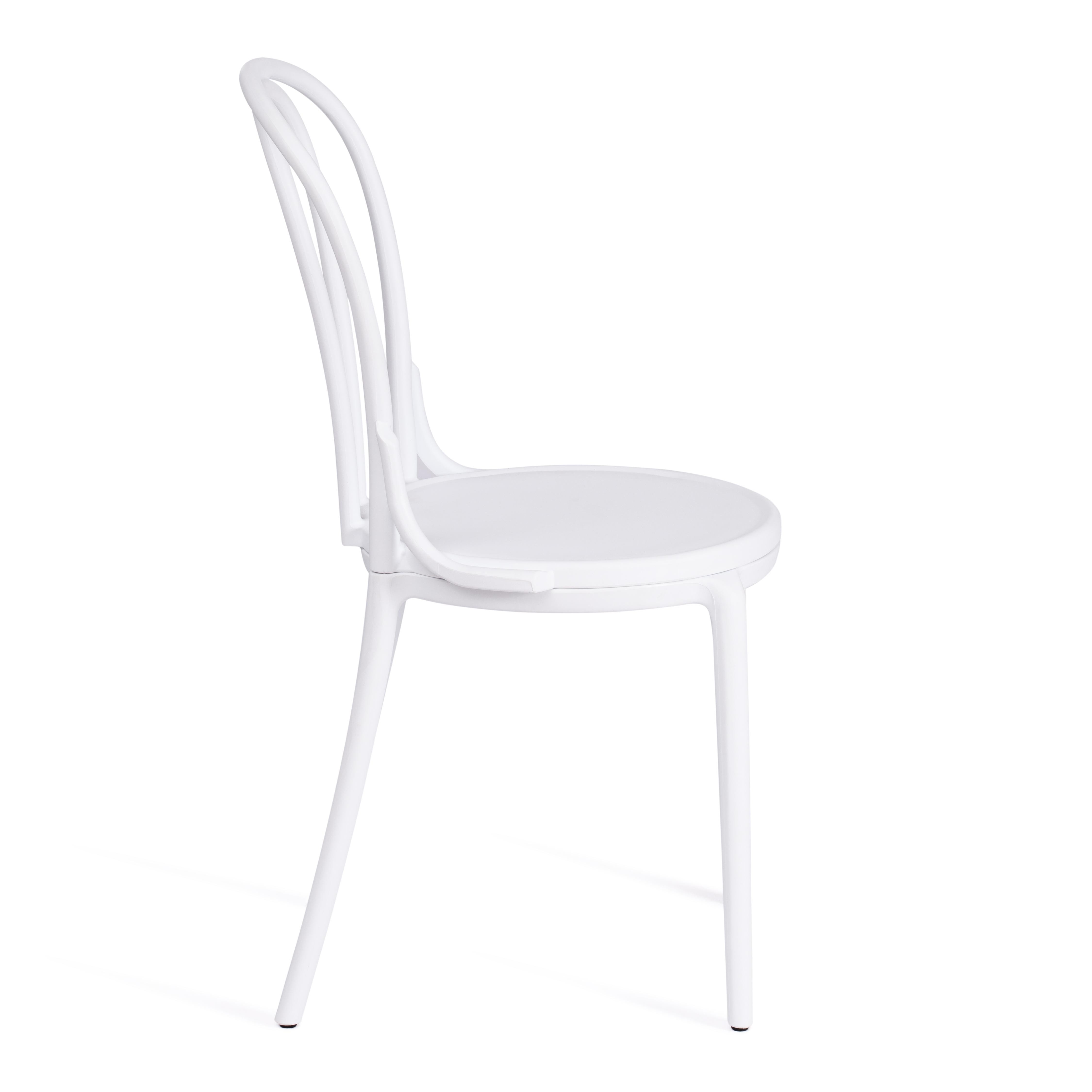 Стул Тонет/Thonet (мод.PL62) пластик, 42х52х89см, белый 01