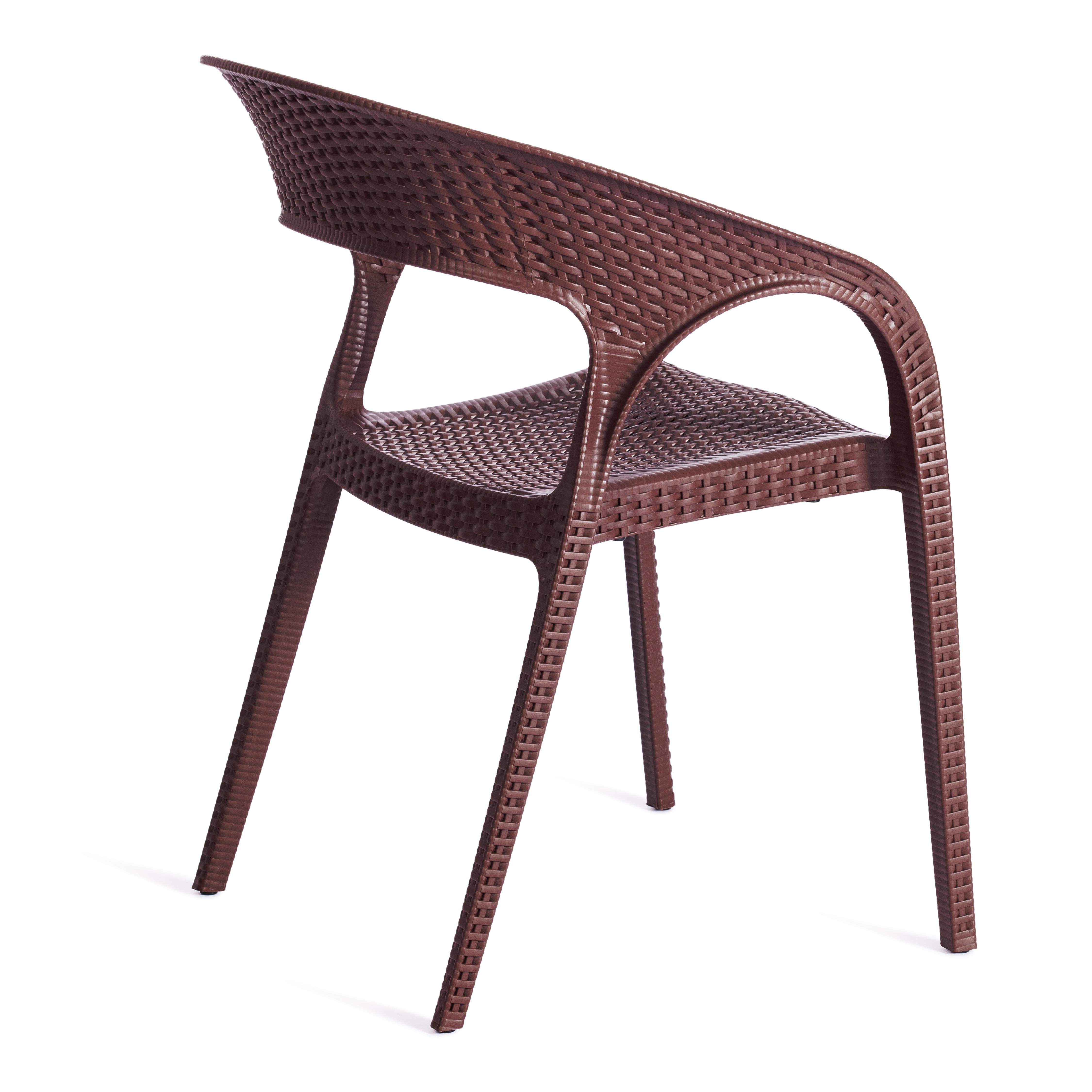 Кресло Тинто/Tinto (мод.PC59) пластик, 60х63х83см, коричневый 14