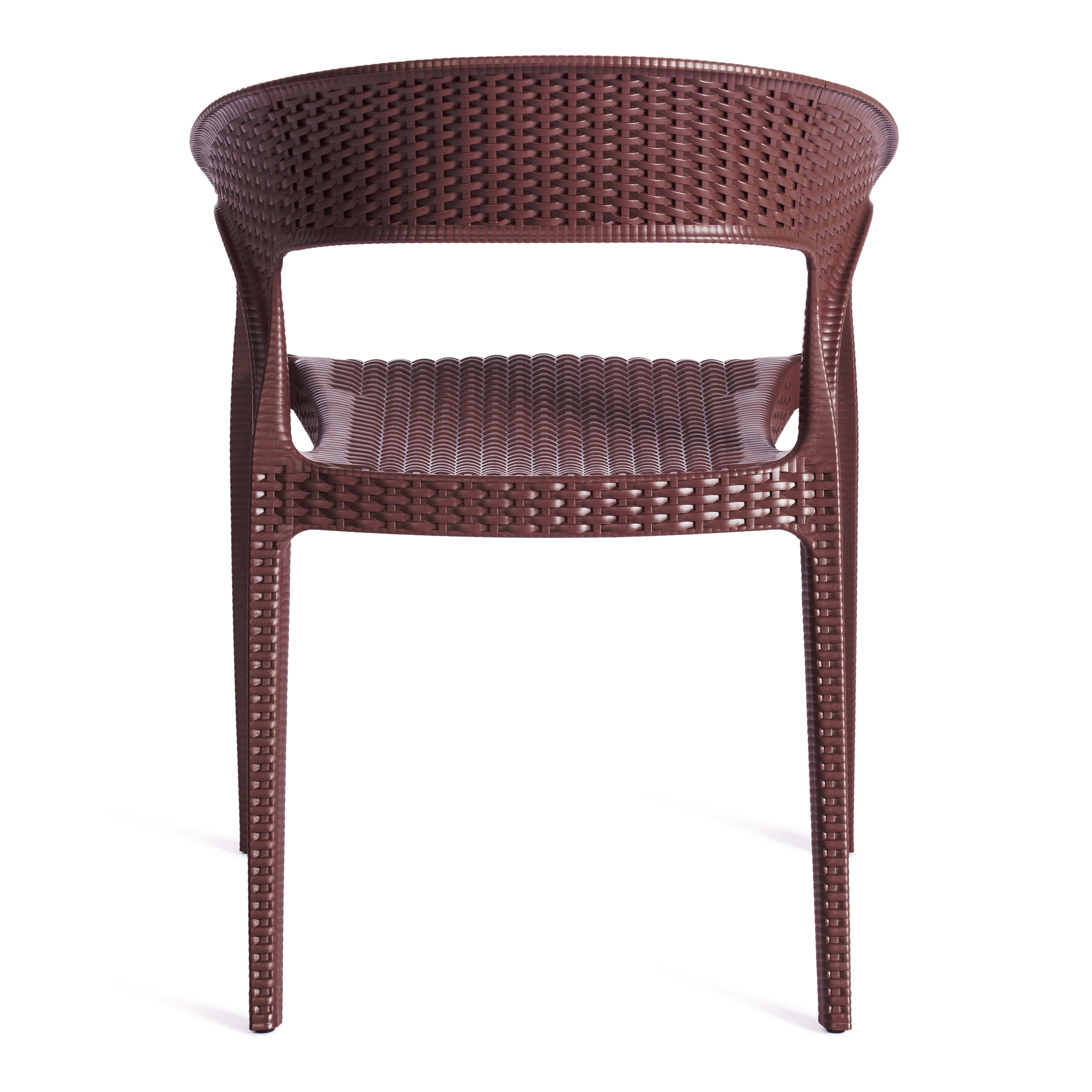 Кресло Тинто/Tinto (мод.PC59) пластик, 60х63х83см, коричневый 14