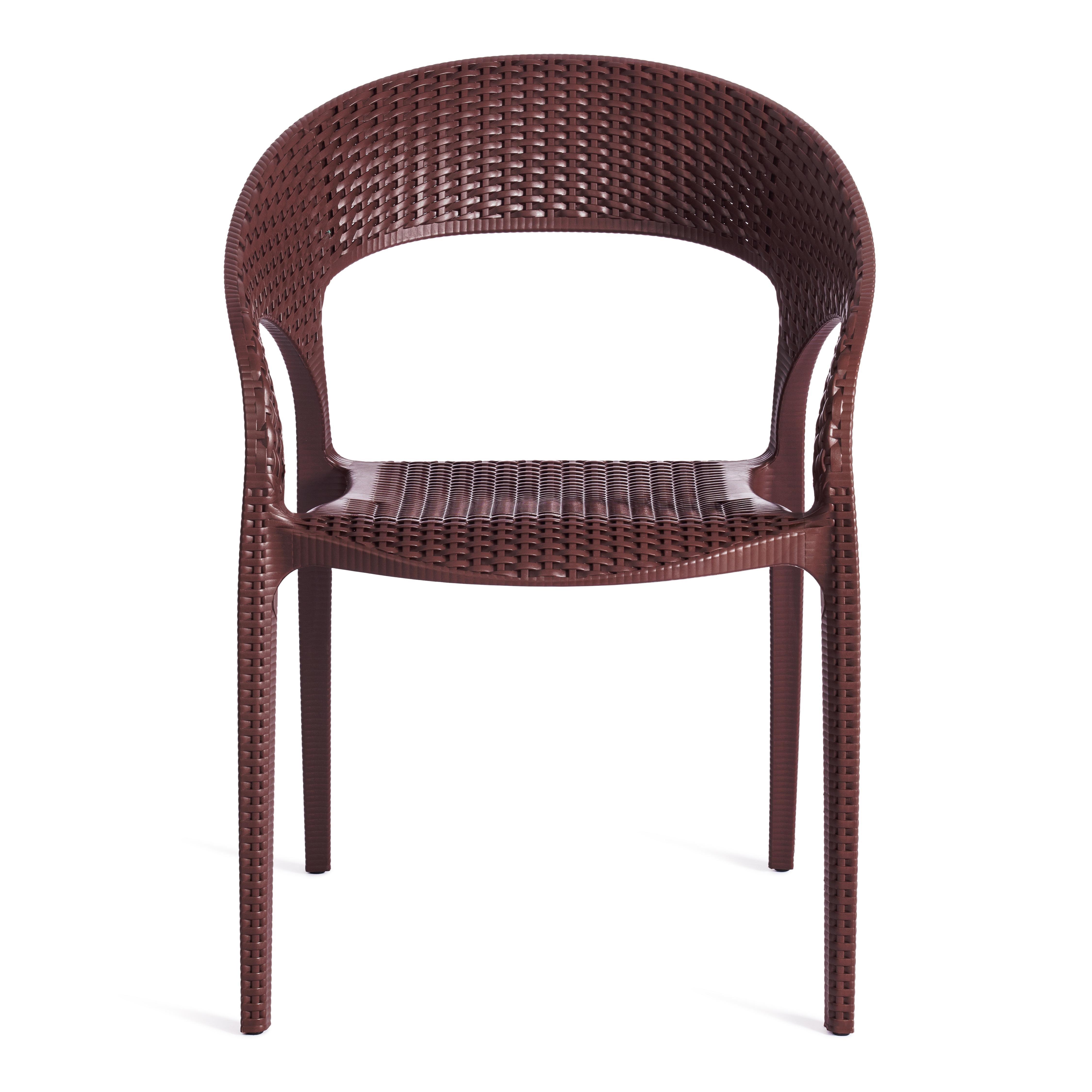 Кресло Тинто/Tinto (мод.PC59) пластик, 60х63х83см, коричневый 14