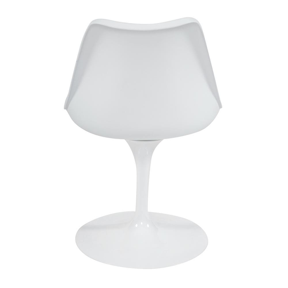 Стул Тулип Фэшн Чаир/Tulip Fashion Chair (мод.109) металл/пластик/, 48х55х81см, белый/красный