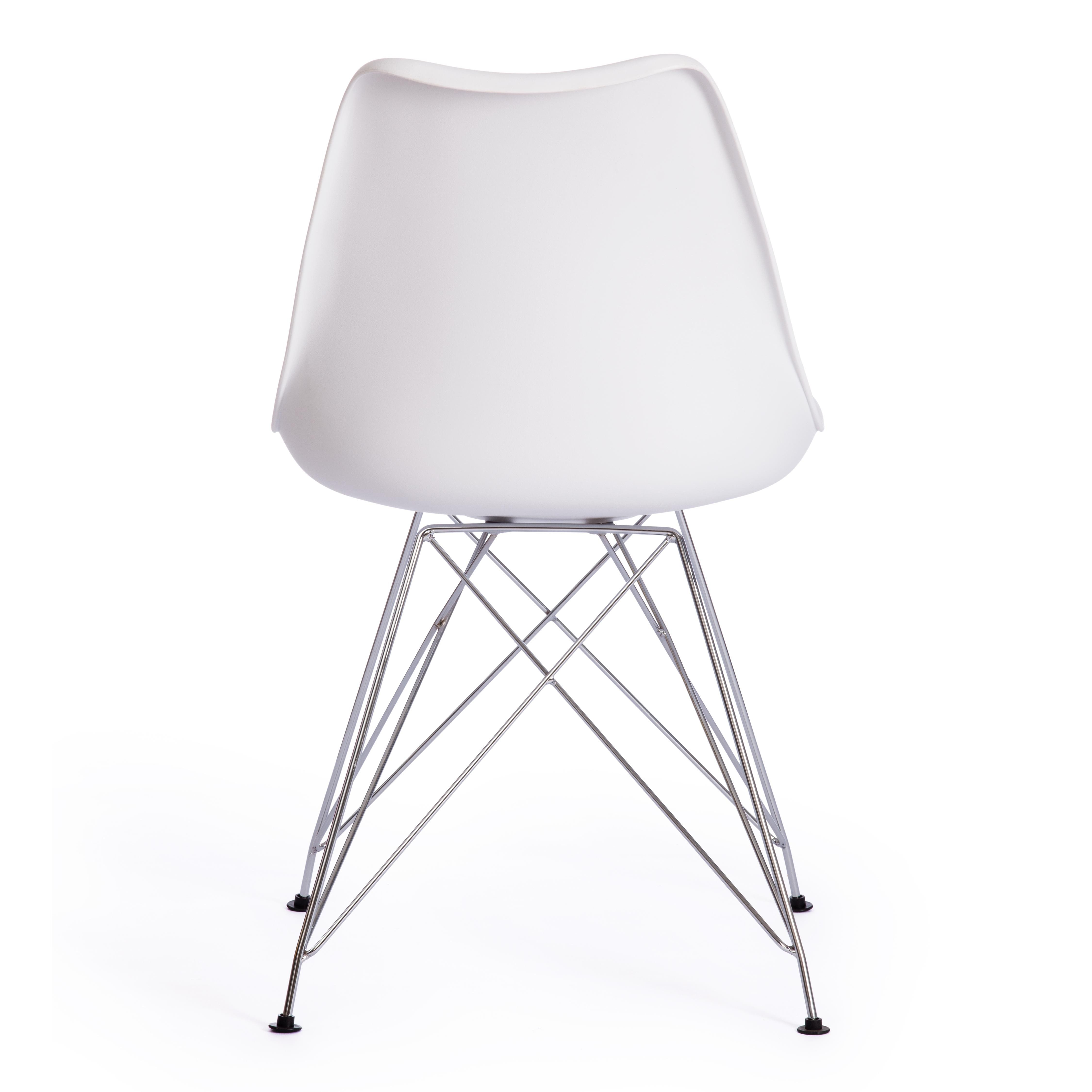 Стул Тулип Айрон Чаир/Tulip Iron Chair (мод.EC-123)/1 шт. в упаковке металл/пластик, 54,5*48*83,5см, white (белый)